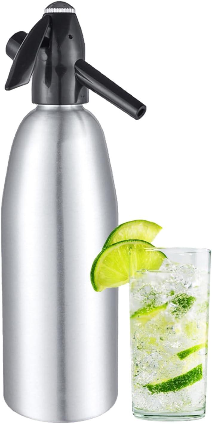 YIK TUNG Soda Siphon Aluminium Silber