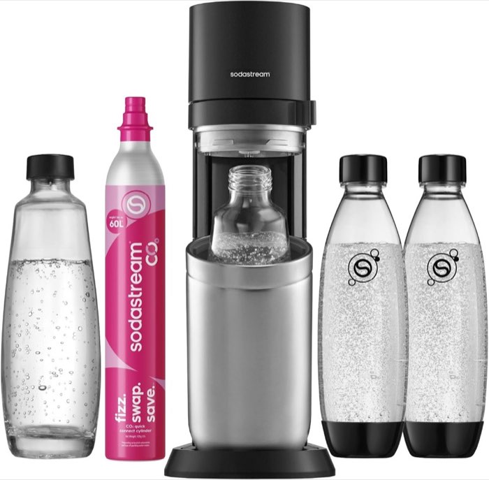 SodaStream Duo Familien-Set – 4× 1 l, Quick Connect