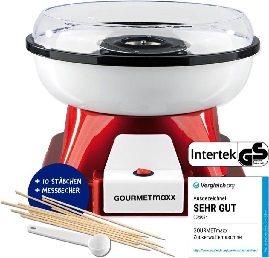 GOURMETmaxx GOURMETmaxx Zuckerwattemaschine Rot