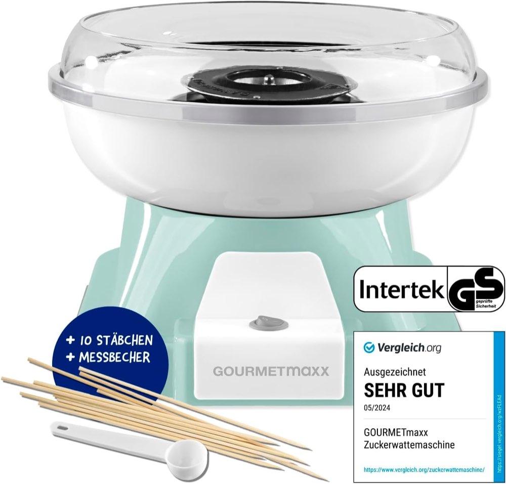 GOURMETmaxx Zuckerwattemaschine Mint