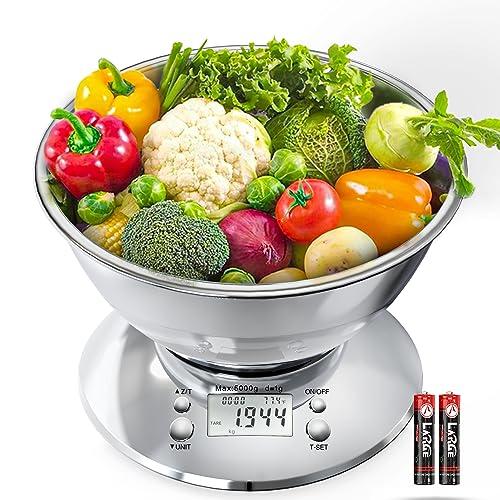 GRAM PRES GP7 Küchenwaage mit 2,5-l-Schüssel