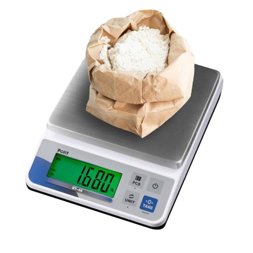 POLIT KT-66 Waage 8 kg mit Edelstahlschale