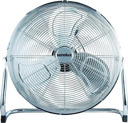 Senelux Bodenventilator 16 Zoll Chrom