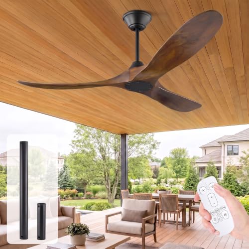 OUENGK 106 cm Paulownia Holz Outdoor ohne Licht