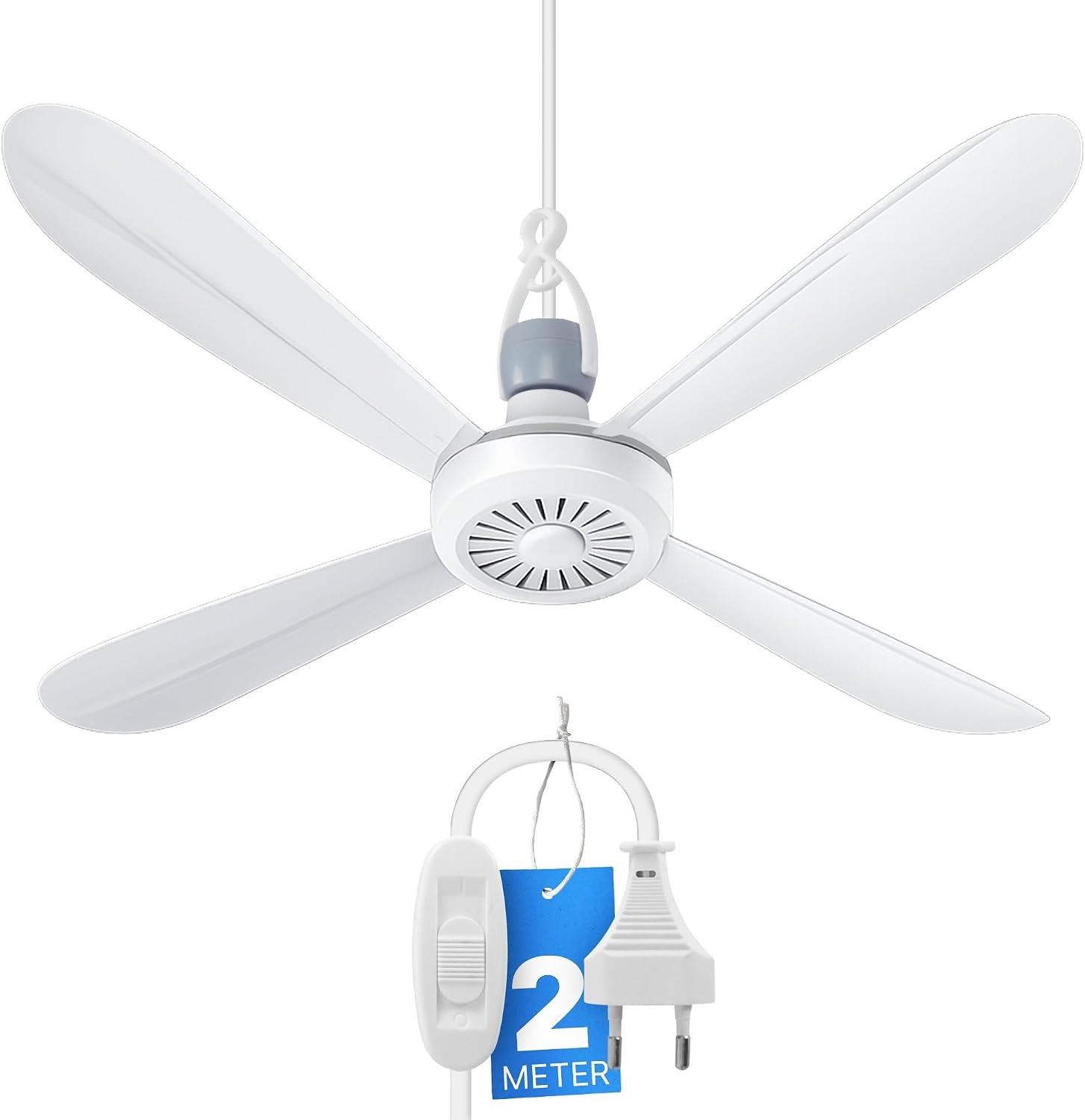 Bestlivings mobiler Deckenventilator 40 cm