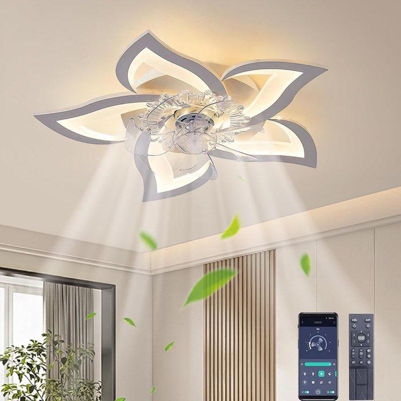AiPaiTe LED-Deckenventilator 69 cm fünf Lichter