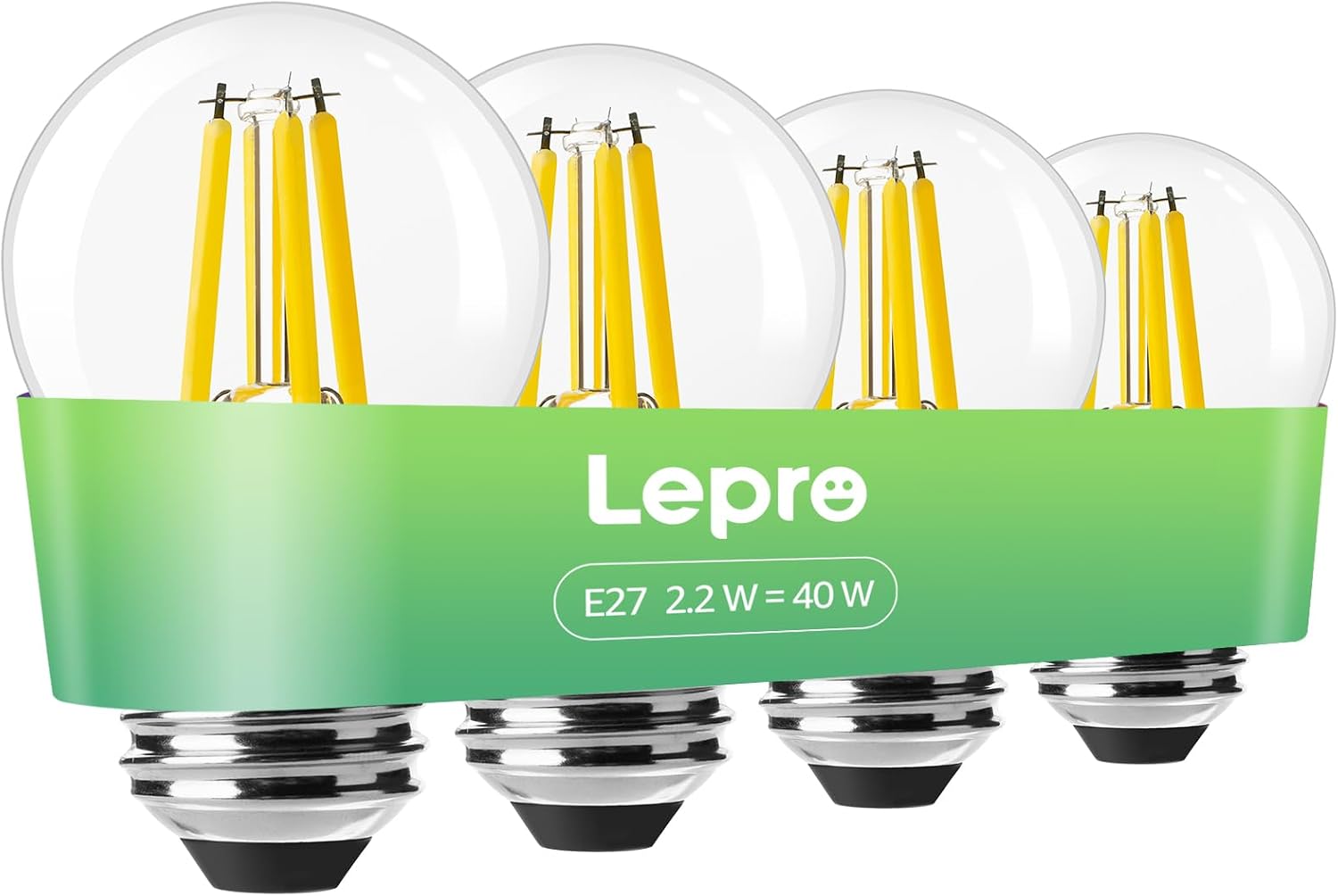Lepro E27 LED 2,2 W, 4er-Pack