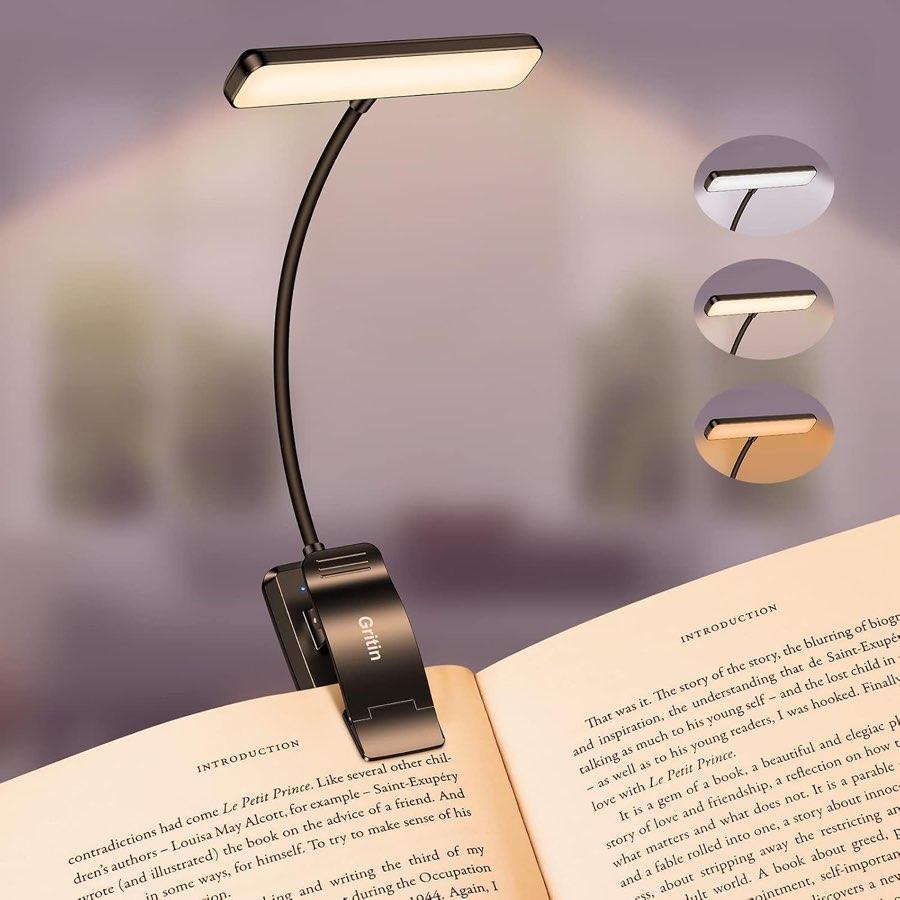 Testsieger Gritin Leselampe Buch Klemme