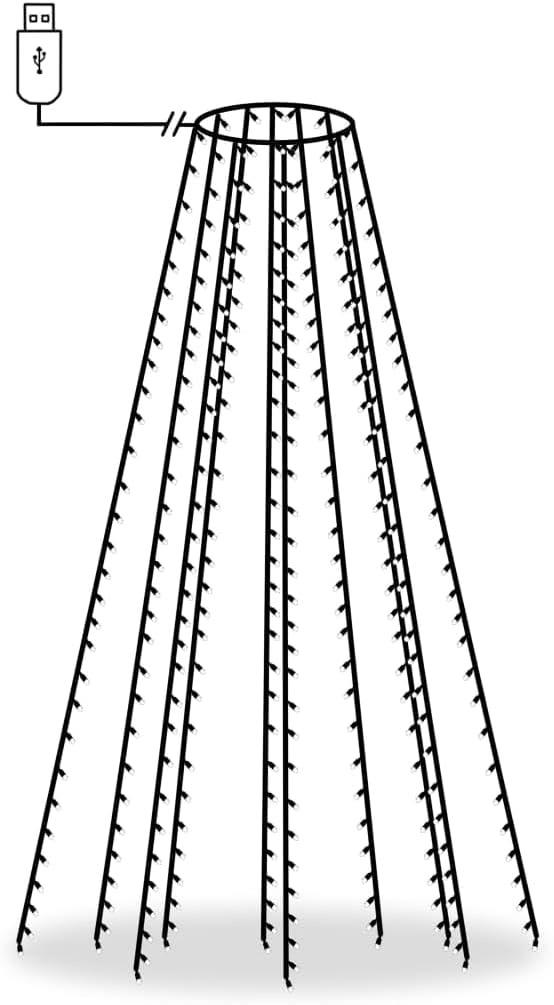 vidaXL Baum-Überwurf