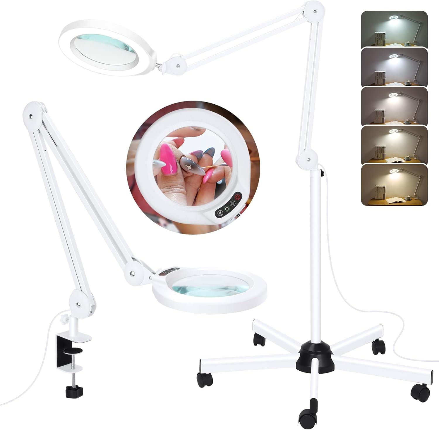 Jeedefi 10x Lupen-Stehlampe