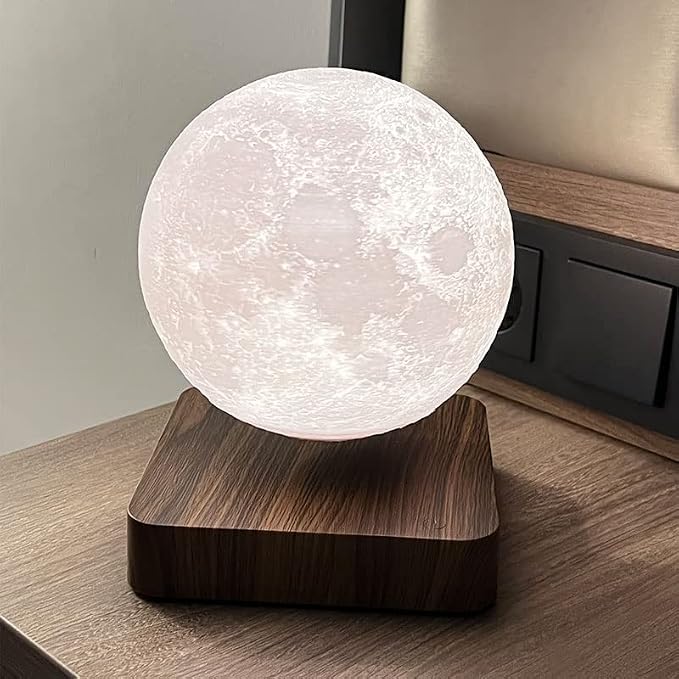 MAGLE schwebende Mondlampe, dunkelbraun