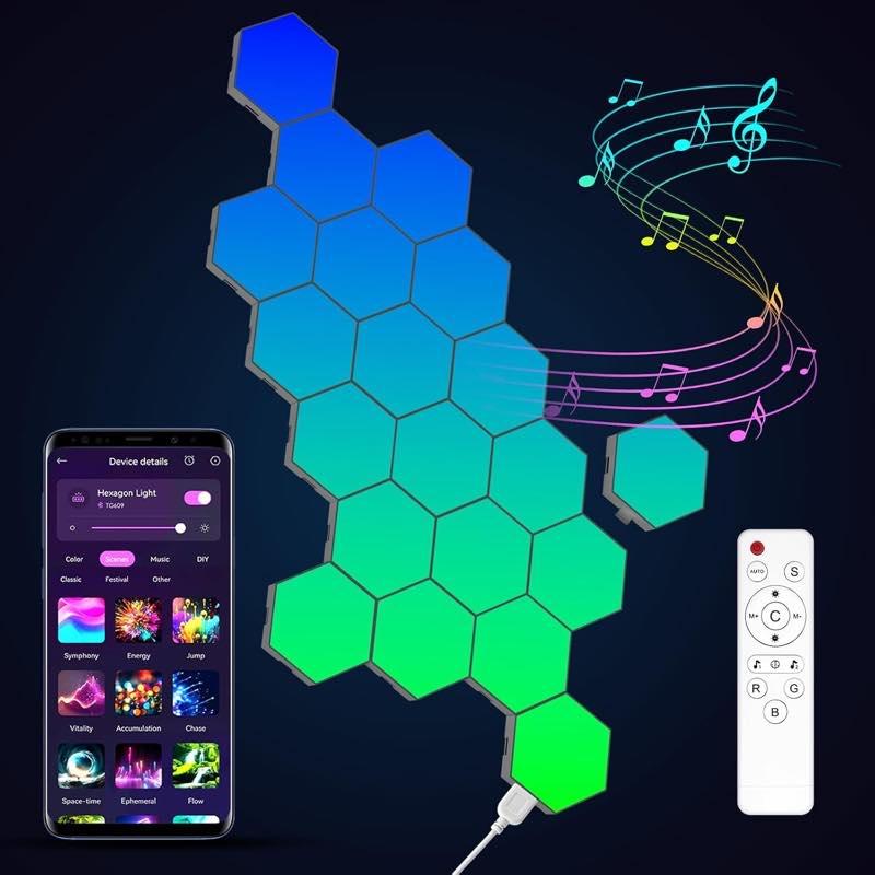 Kangtaixin Kangtaixin RGB-Sechseck, Titel 20 Stück - Produktbild