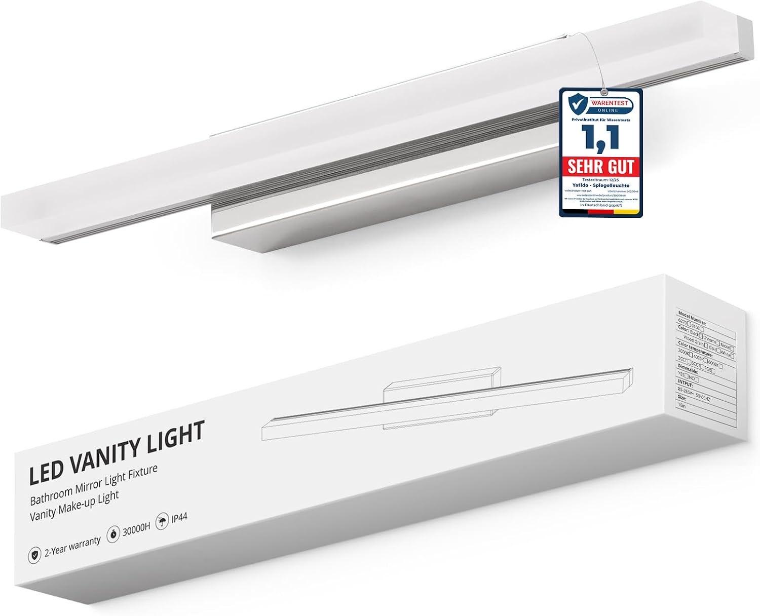 Yafido Yafido LED-Spiegelleuchte 40 cm, 4000 K