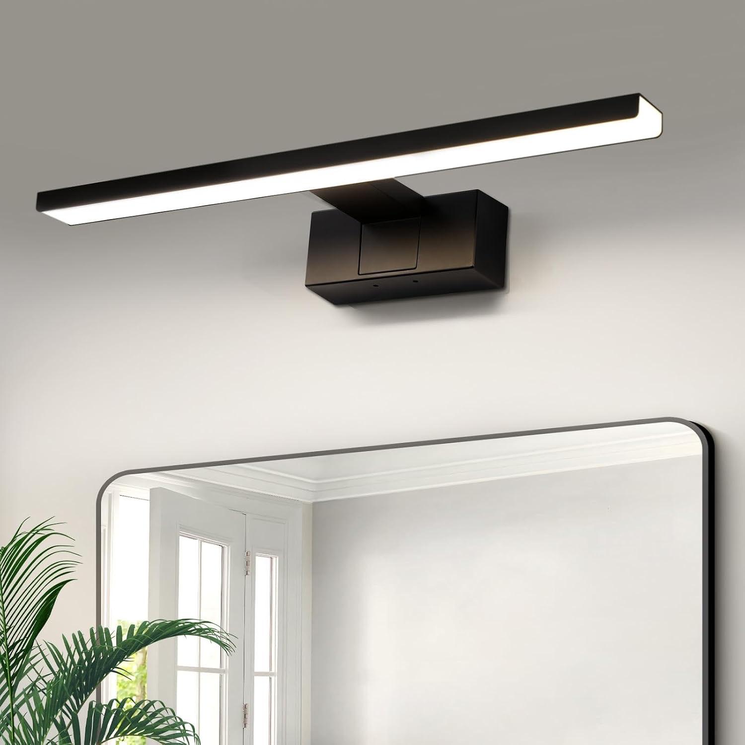 Homefire LED-Spiegelleuchte 40 cm, Schwarz