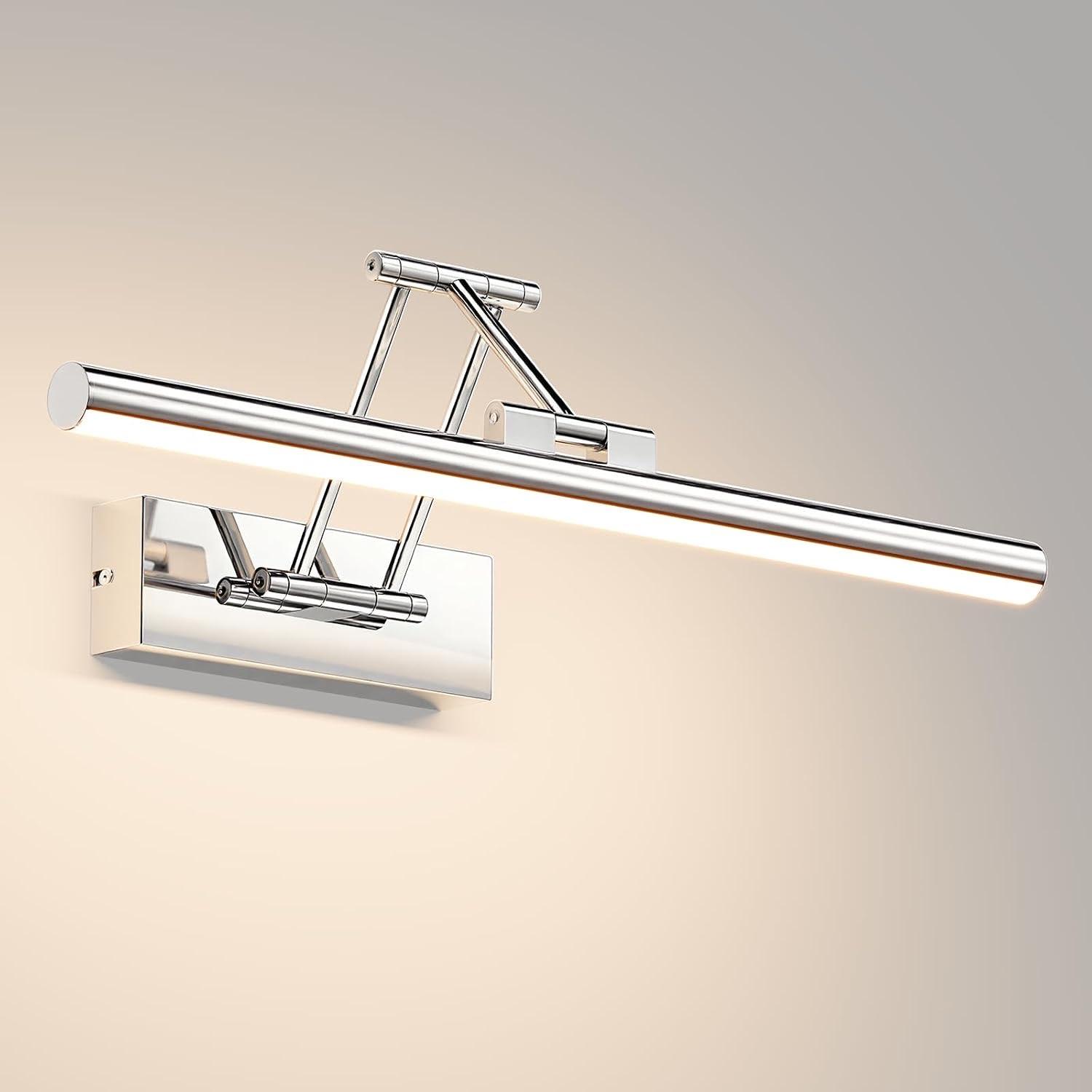 Klighten Klighten LED-Spiegellampe 40 cm, 4000 K, Chrom