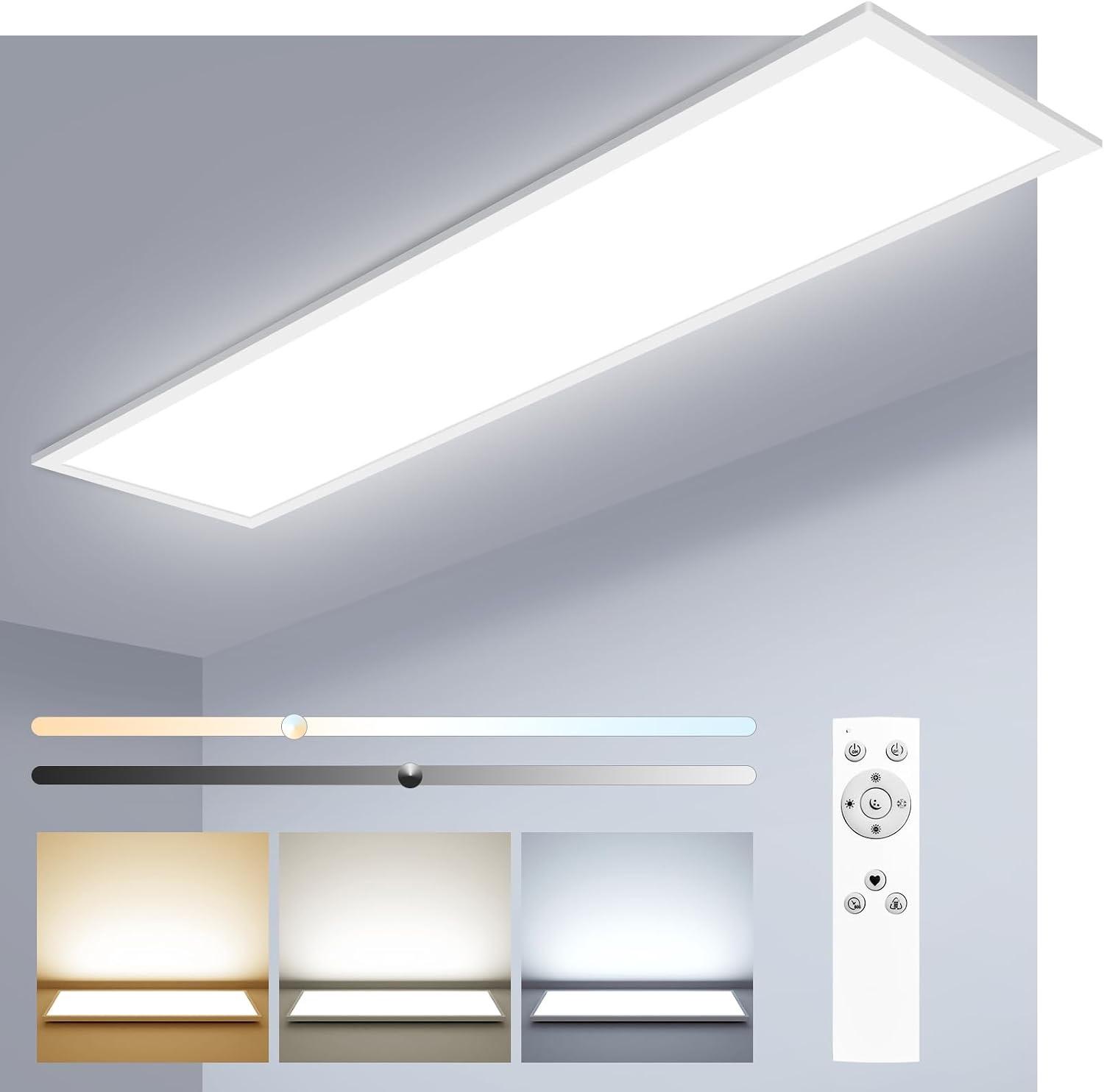 zemty LED Panel 80×25 cm, 40 W, 4000 lm