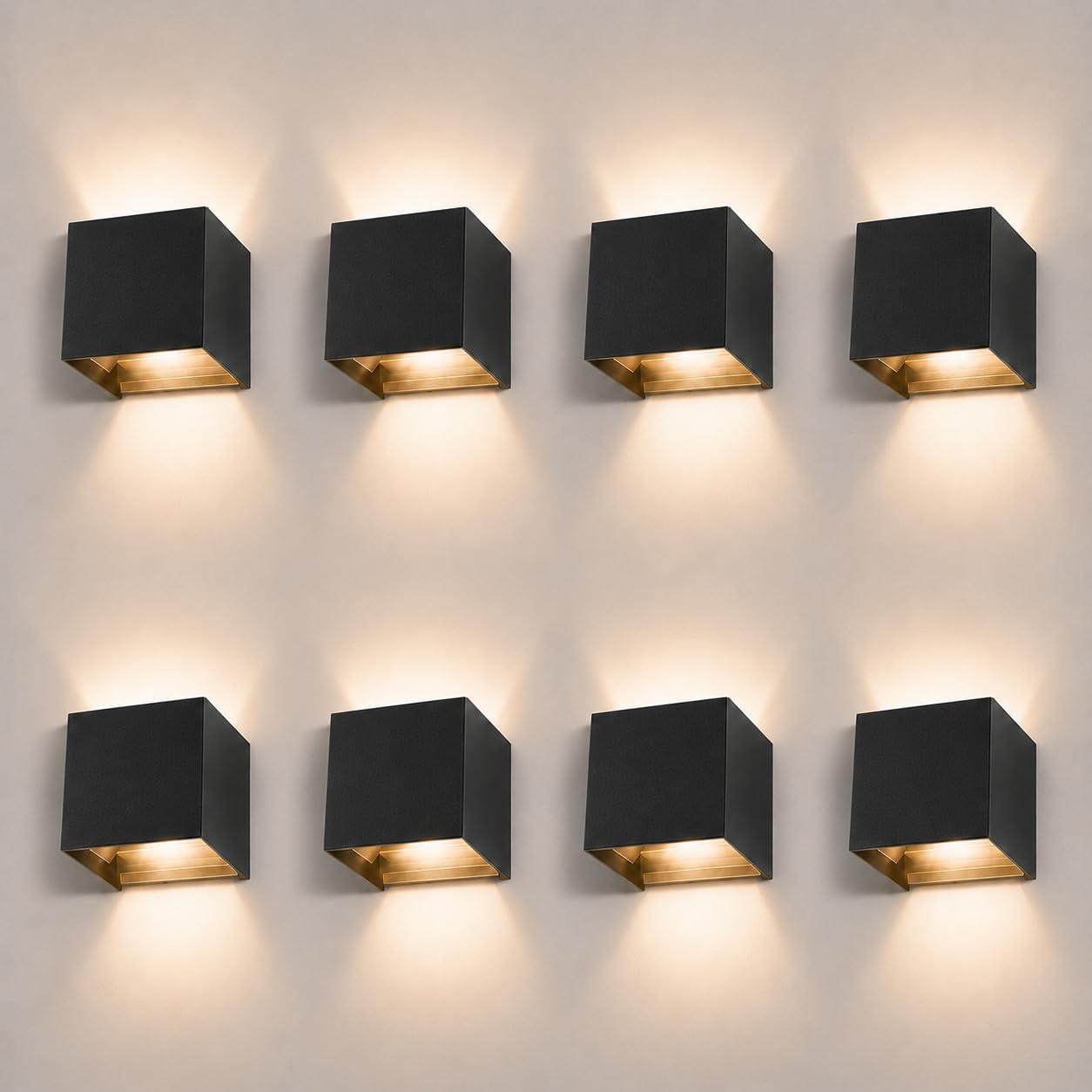 ledmo LED Wandleuchte 8er, 12 W