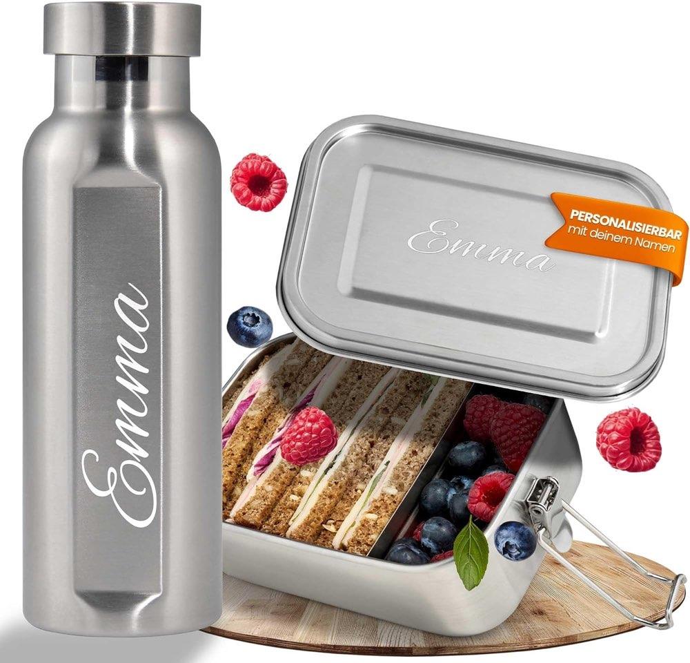 LOOXIS Edelstahl Lunchbox + Flasche