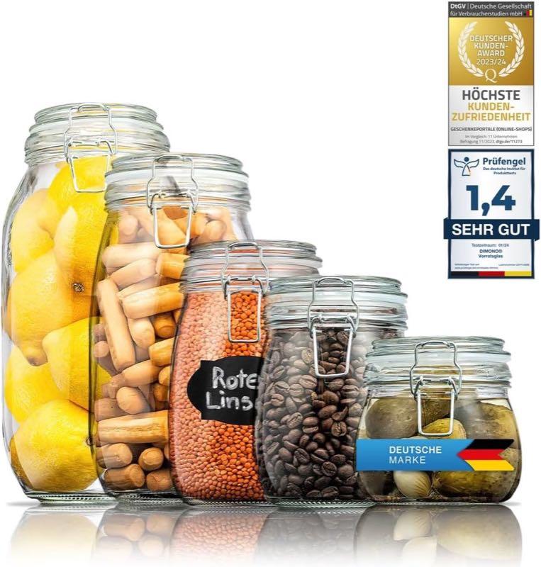 DIMONO Bügelverschluss-Set 5-teilig