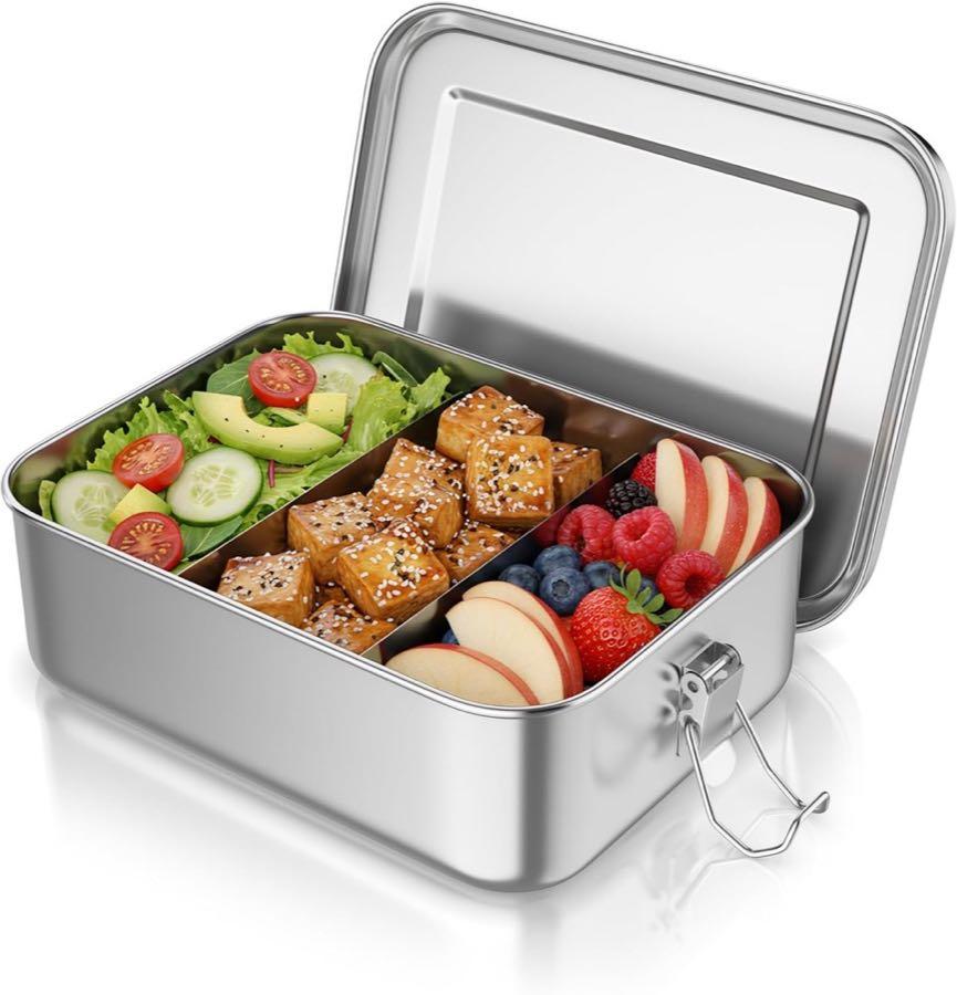 Arendo Lunchbox Edelstahl 1200 ml