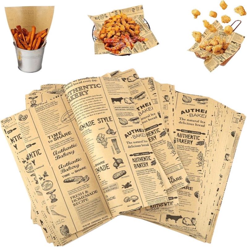 Hopton Deli-Papier Zeitungsoptik 100 Blatt