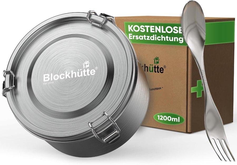 Blockhütte Lunchbox rund 1200 ml