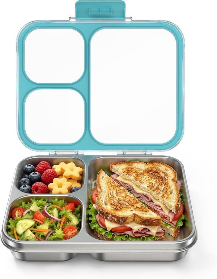 VITONIS Edelstahl Bento 3 Fächer