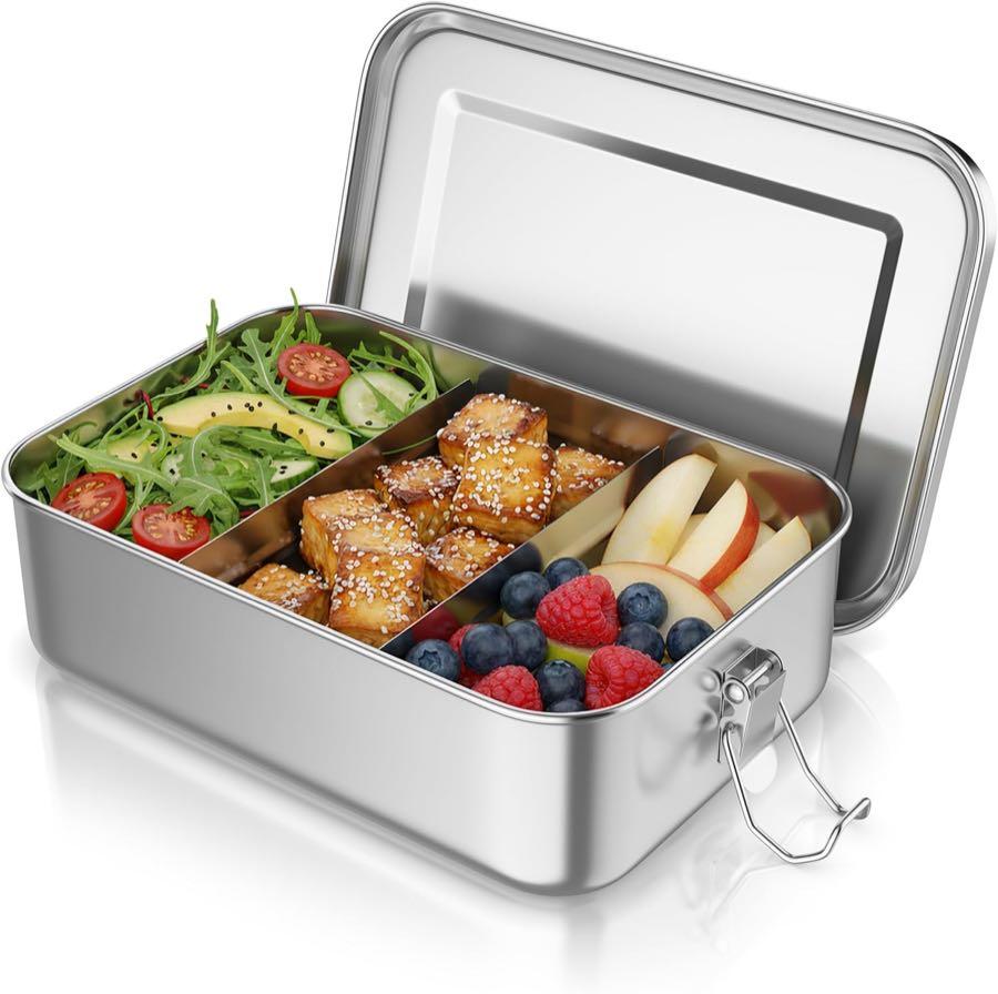 Arendo Edelstahl Lunchbox 1400 ml