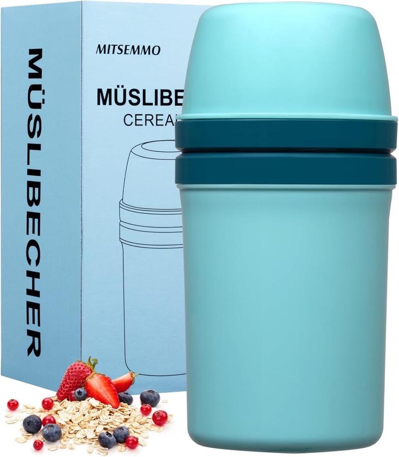 Mitsemmo PP 600+270 ml Himmelblau