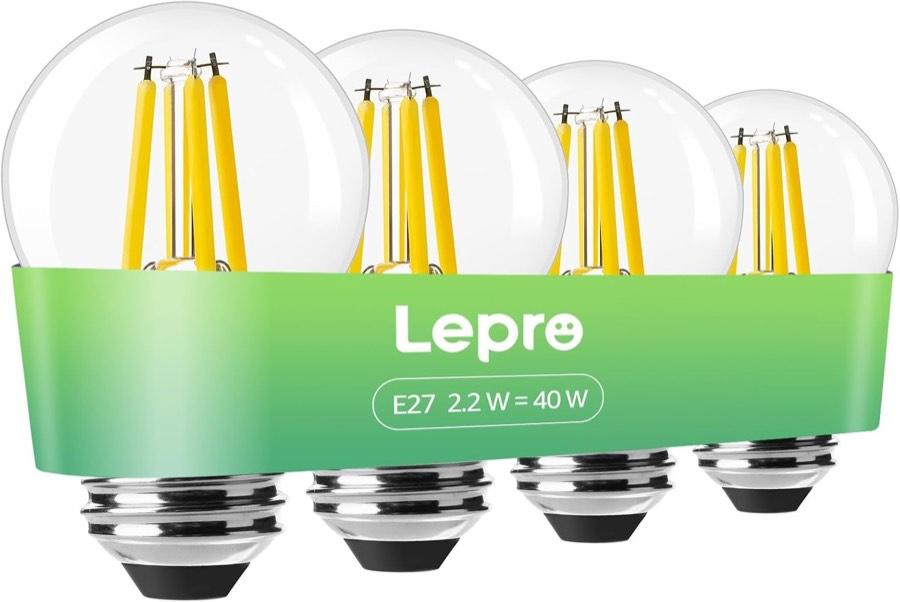 Lepro E27 LED 2,2 W, 470 lm, 2700 K, Klasse A