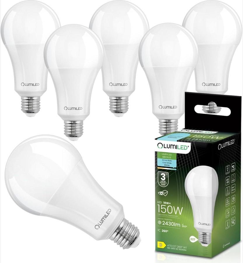 Lumiled E27 18 W, 2430 lm, 6500 K, 6er-Pack