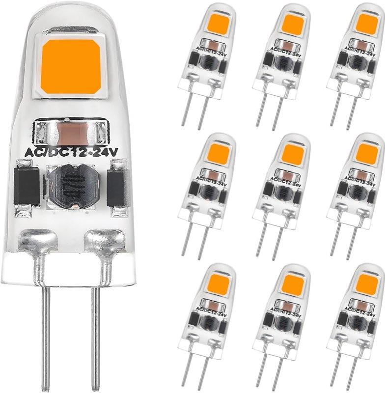 k. A. G4 LED 1,2 W dimmbar, 2700 K, 10er Pack