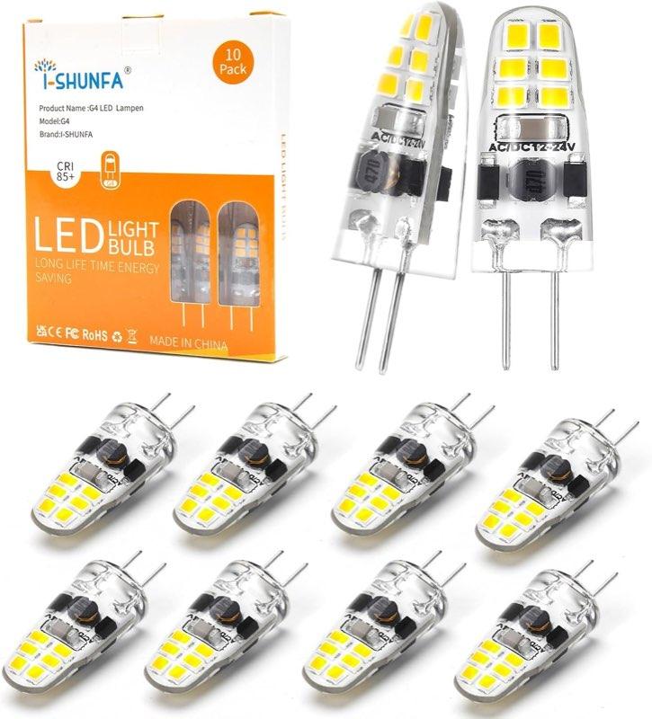 I-SHUNFA G4 LED 1,2 W dimmbar, 6000 K, 10er