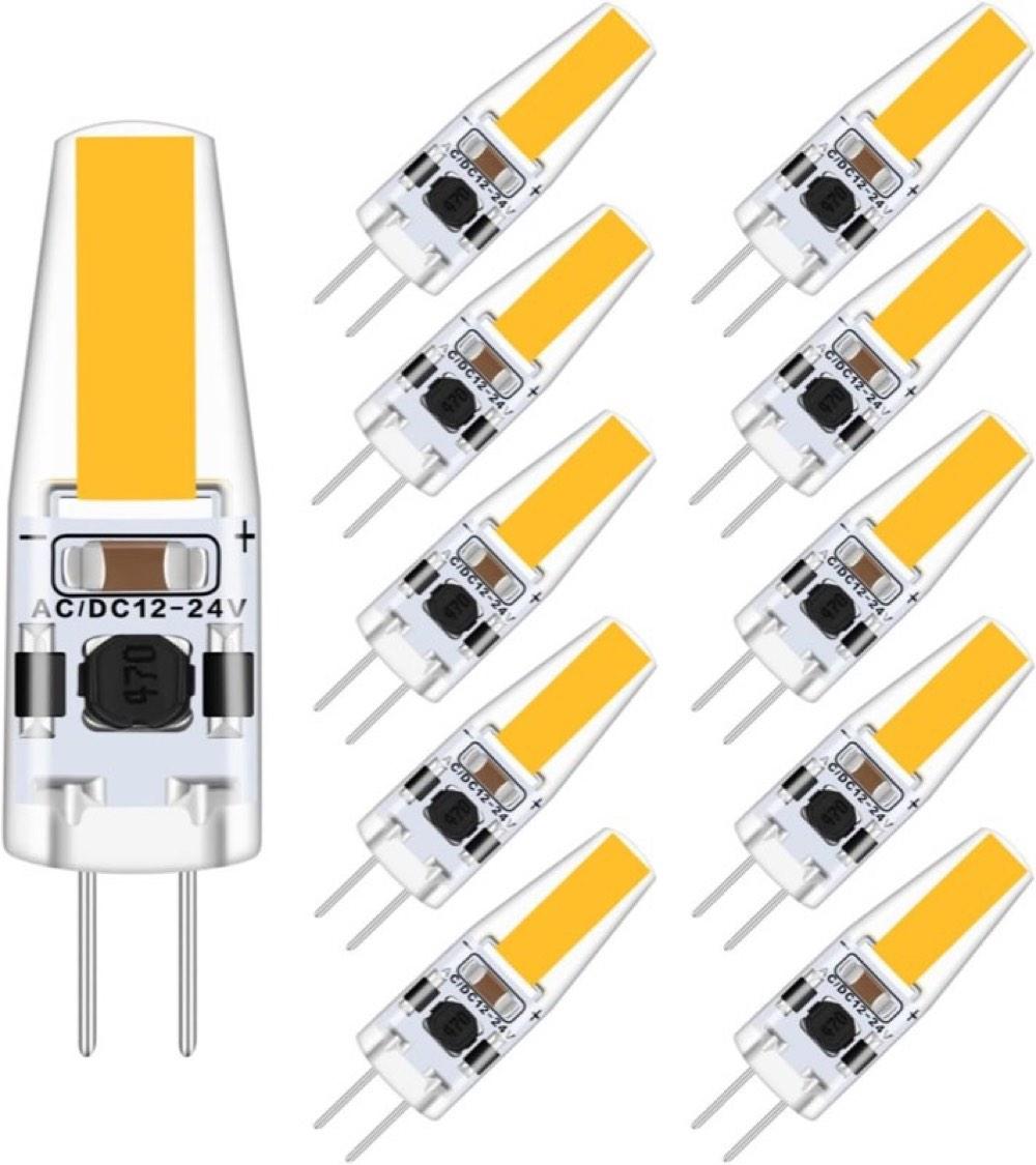 G4 LED 3 W dimmbar, 3000 K, 10er Pack