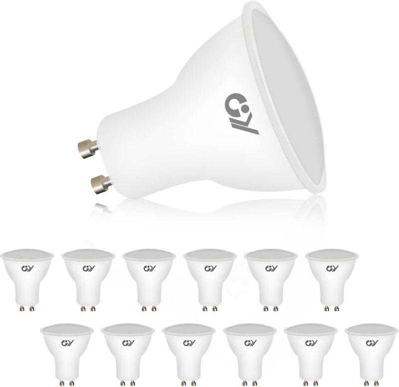 GY GU10 LED 8 W, 800 lm, 6500 K, nicht dimmbar, 12er als Testsieger