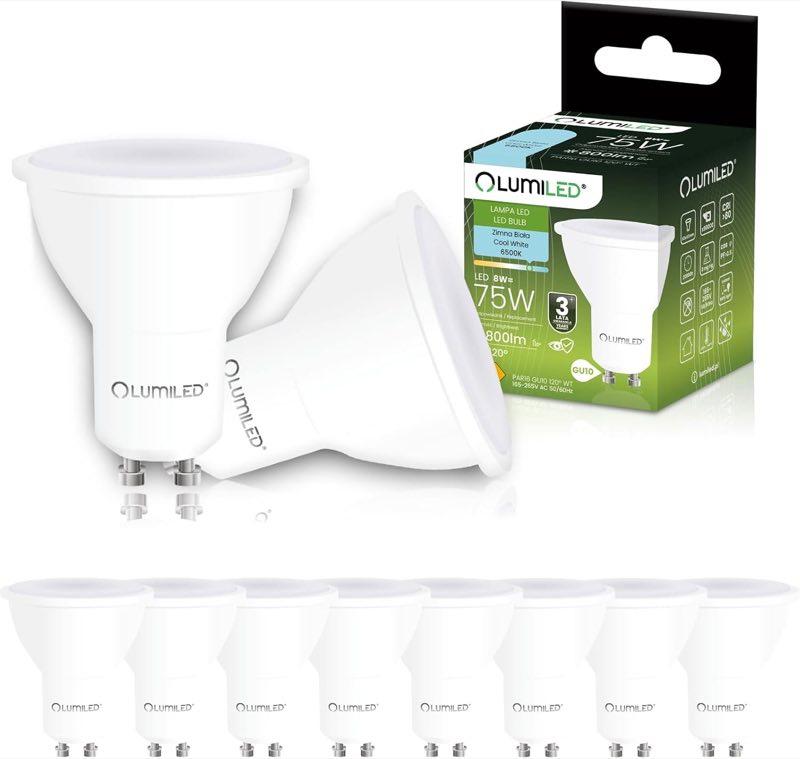 Lumiled GU10 PAR16 8 W, 800 lm, 6500 K, 10er