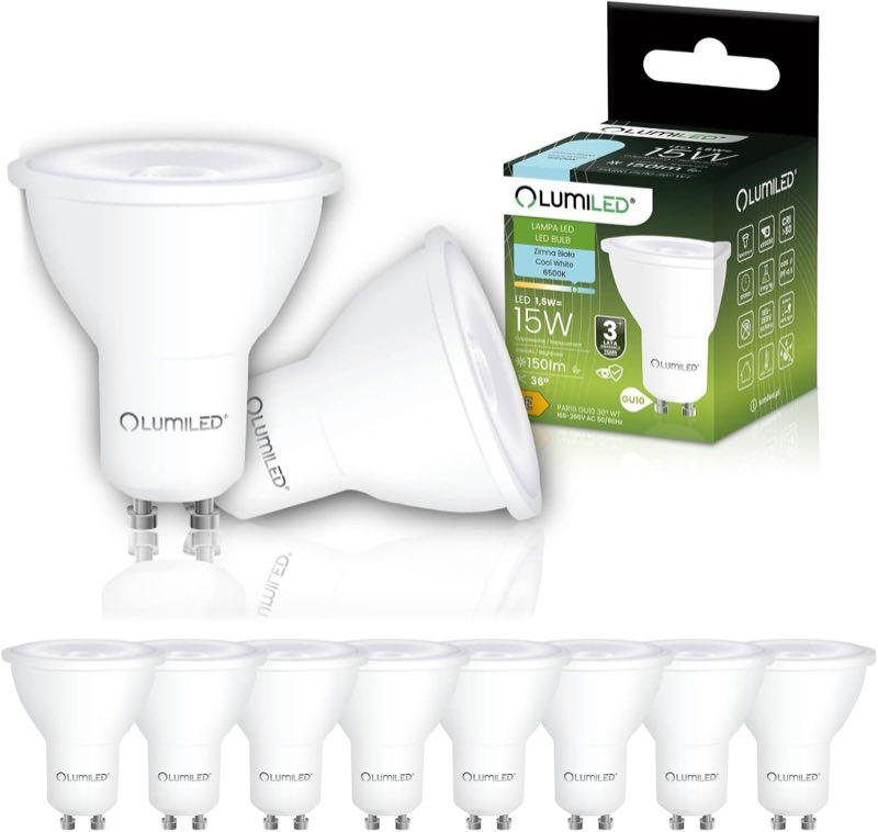 Lumiled GU10 PAR16 1,5 W, 150 lm, 6500 K, 36°, 10er