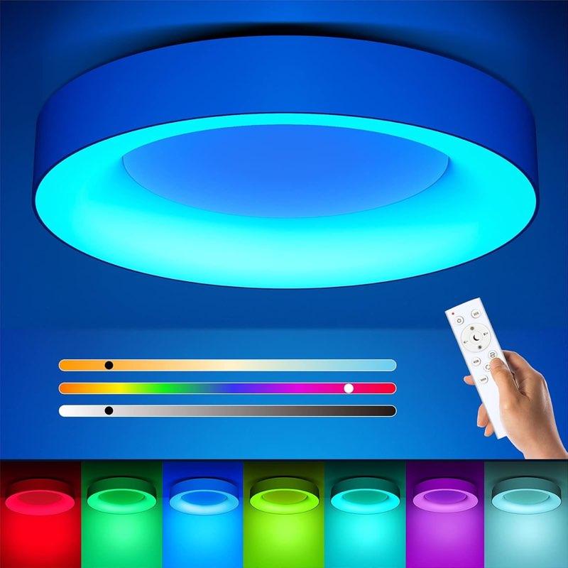 Matane 24 W LED Deckenleuchte RGB, 2400 lm, 28 cm