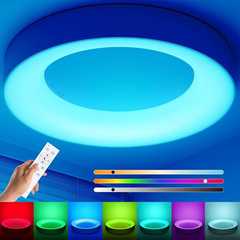 Matane 36 W LED Deckenleuchte RGB, 3600 lm, Ø 40 cm