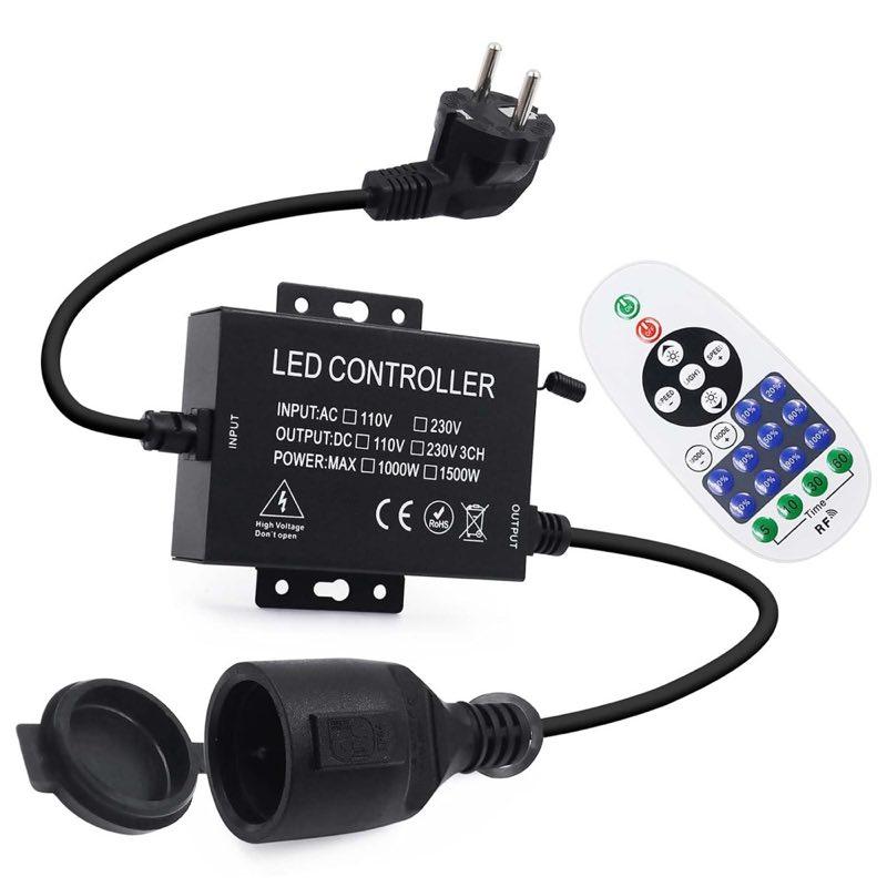 Wisada Steckdosen-Dimmer mit RF-Fernbedienung, nicht wasserdicht