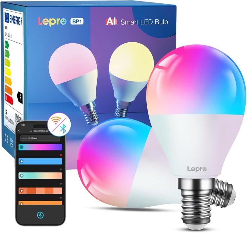 Lepro Smart E14 G45, 2 Stück
