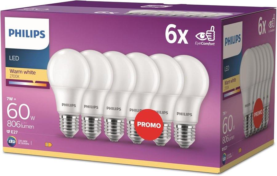 Philips Classic, Silikon, 2700 K, 6er