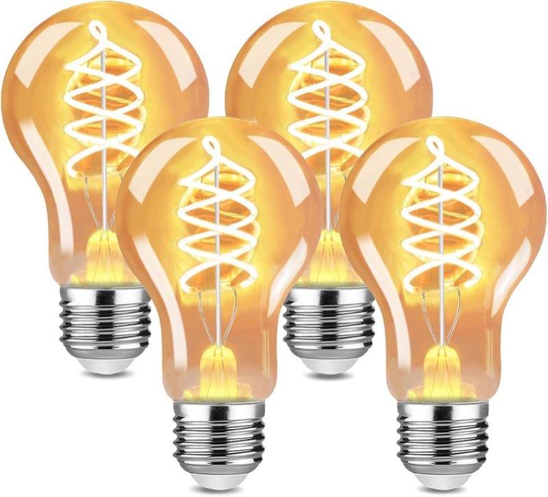 Edison A60 Filament, 4 W, ca. 450 lm, 2700 K, dimmbar, 4er