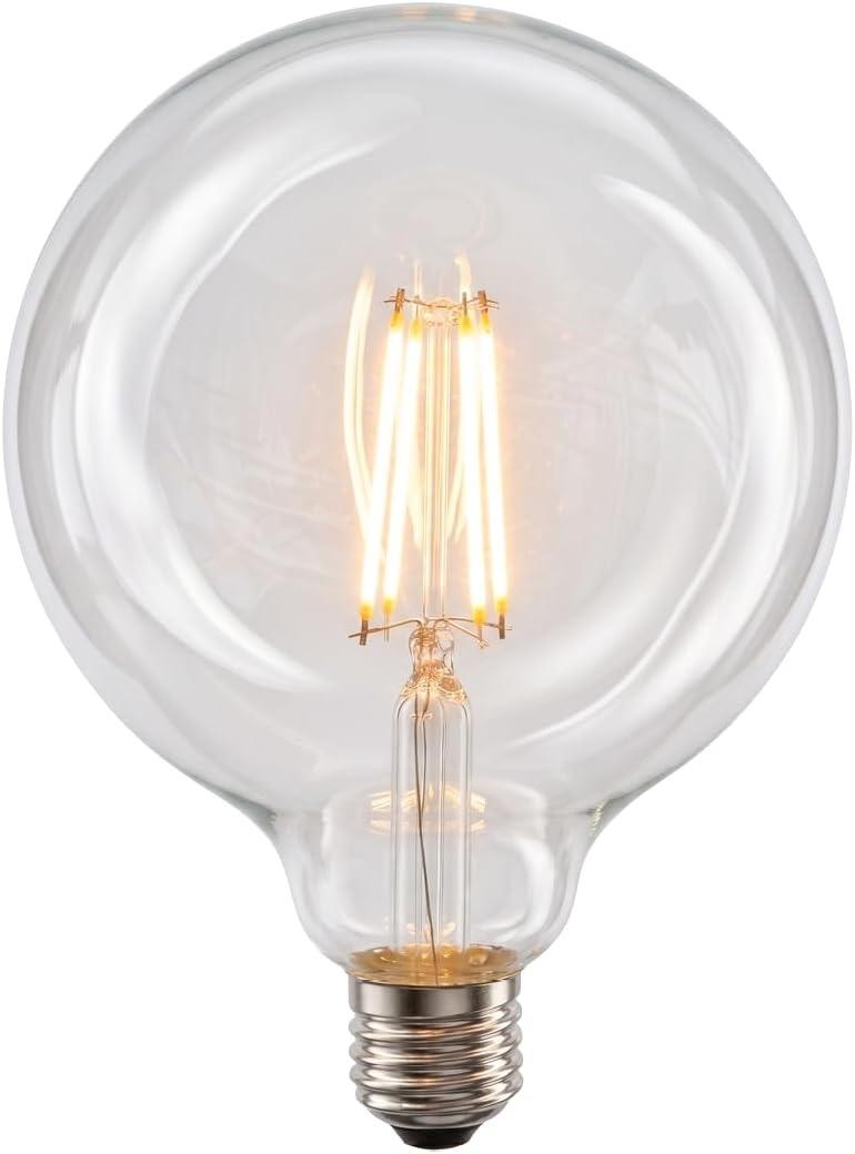 LUXULA E27 Globe G125, 8 W, 1055 lm, 2700 K, dimmbar, 4er