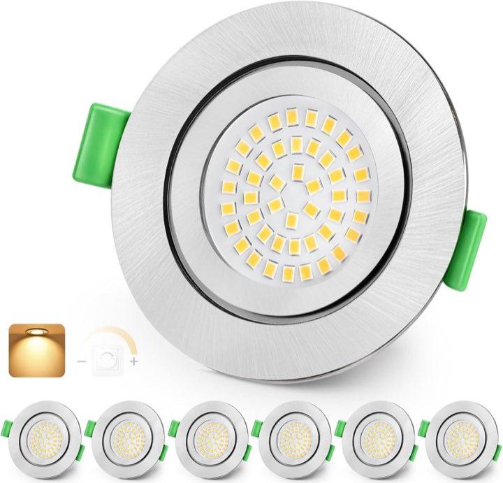 KYOTECH 6er LED-Einbaustrahler IP65