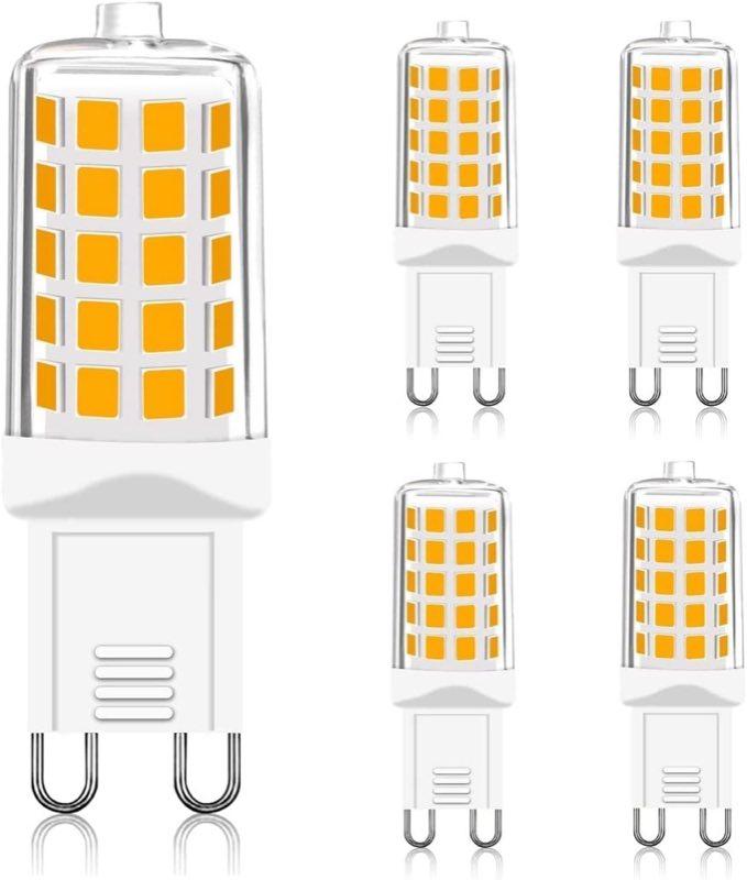 k. A. G9 LED dimmbar, 4 W, 450 lm, 2700 K, 5er