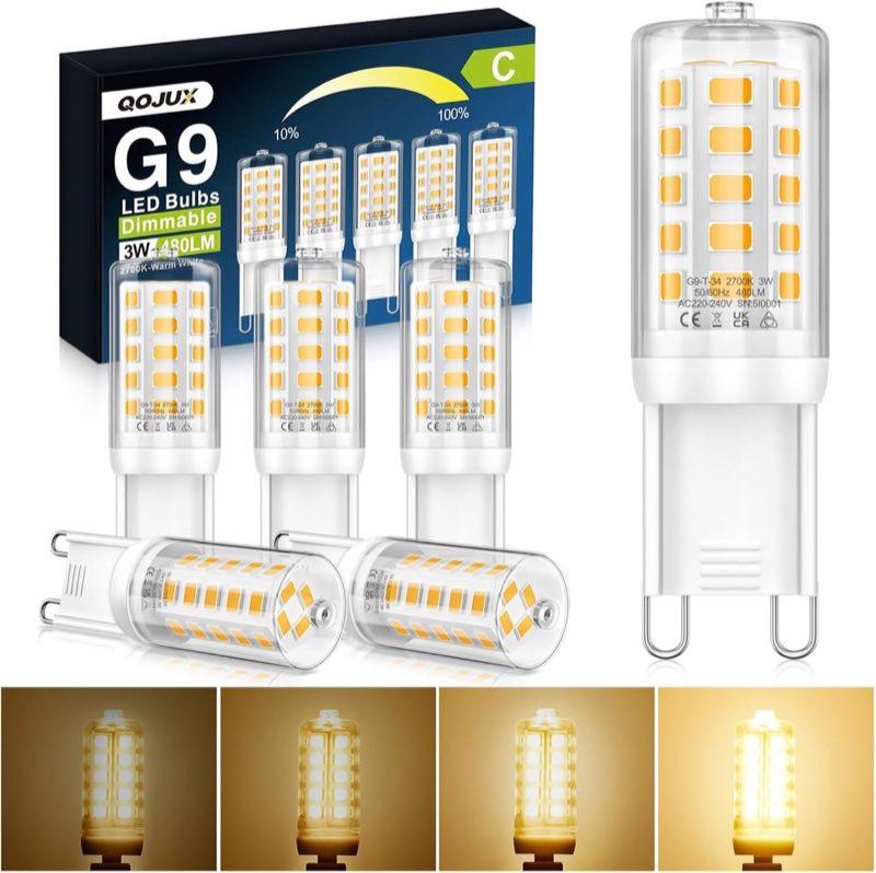 G9 LED dimmbar, 3 W, 480 lm, 2700 K