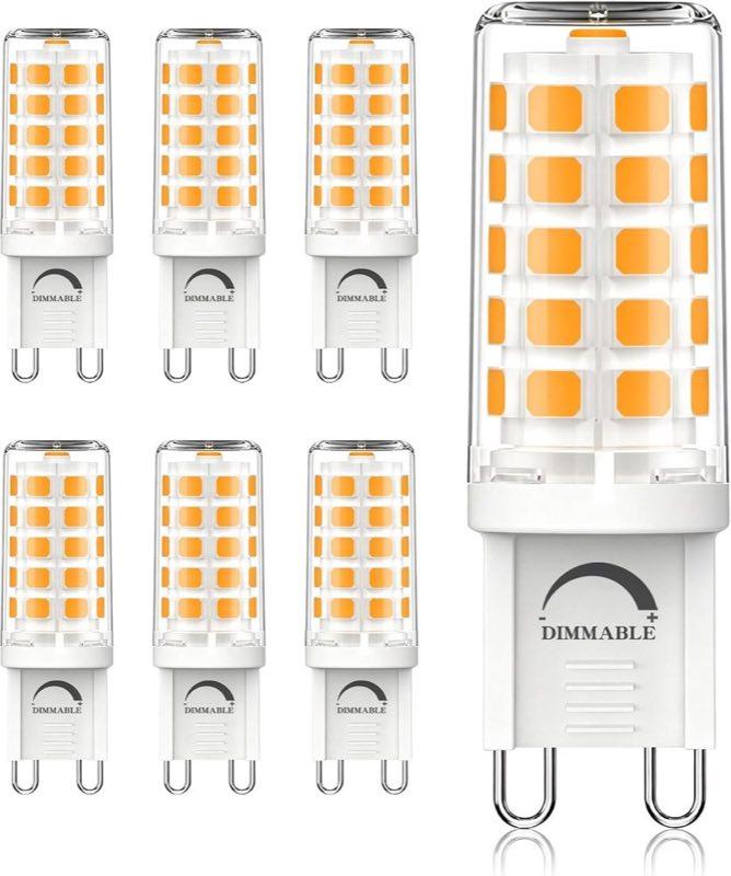 G9 LED dimmbar, 3 W, 3000 K, ohne Lumen, 6er