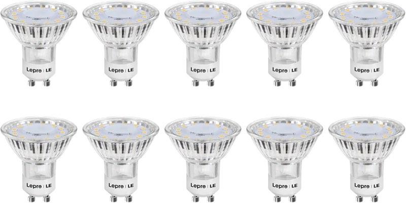Lepro GU10, 3 W, 250 lm, 2700 K, 10er
