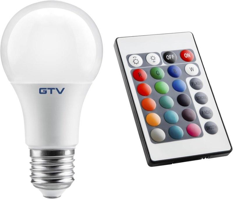 GTV E27 RGBW A60, 9 W, 830 lm, 3000 K